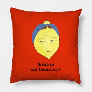 limone de beauvoir Pillow