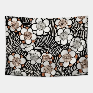Japan Flowers Tapestry