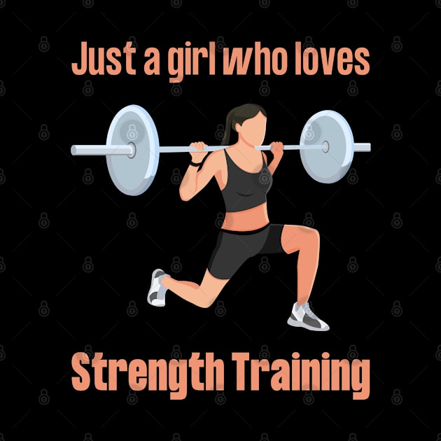 Just a girl who loves strength training by Patterns-Hub