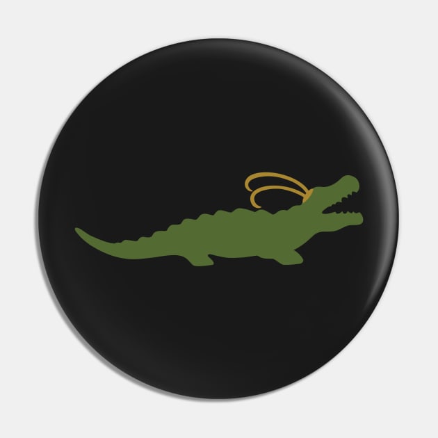 Alligator Loki the god of mischief Pin by JessCarrsArt