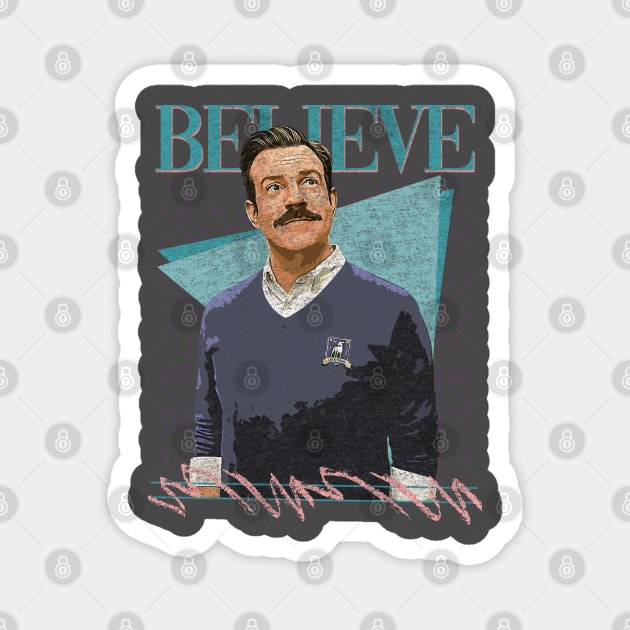 Believe Retro Magnet by Tv Moments