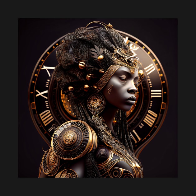 Afro Futuristic Zodiacs-Virgo by solomonabrams