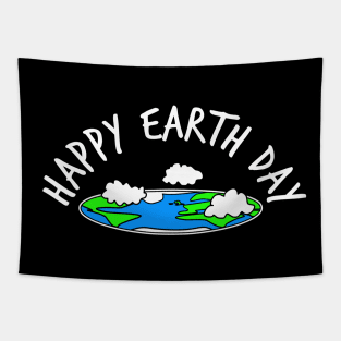 Earth Day Flat Earther Tapestry