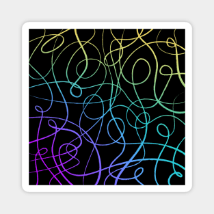 Colorful Doodles Magnet