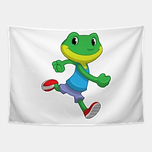 Frog as Runner at Running Tapestry