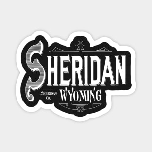 Vintage Sheridan, WY Magnet