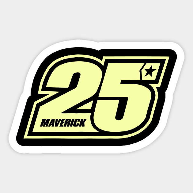 PEGATINA STICKER AUTOCOLLANT ADESIVI AUFKLEBER DECAL MAVERICK VIÑALES 25 MOTOGP