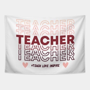 Teach Love Inspire Back to School Tapestry