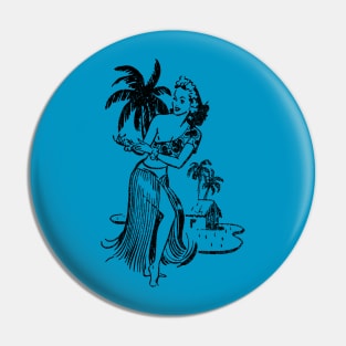 Hula Dancer 1 Pin