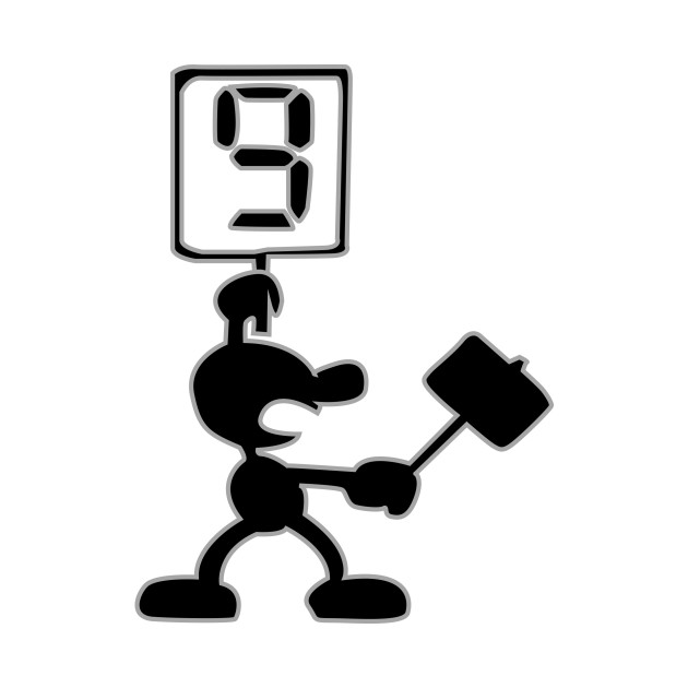 Game and Watch 9 Hammer Melee TShirt TeePublic
