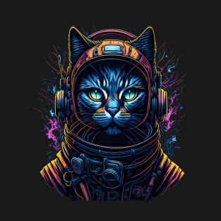 Space Suit Cat T-Shirt