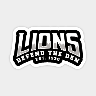 Lions 1930 Defend Magnet