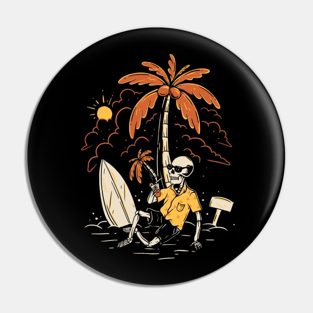 The Summer Surf Club Pin by creaviday