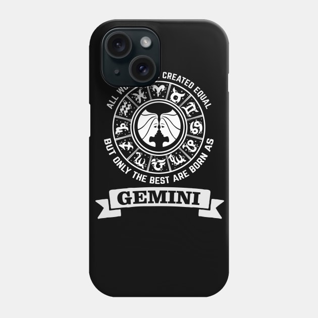 Only The Best Women Are Born As Gemini Phone Case by CB Creative Images