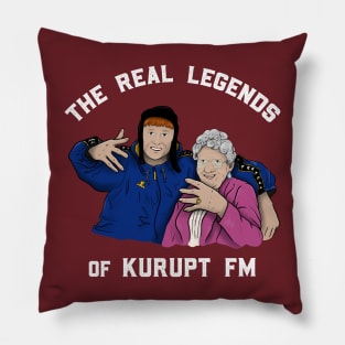 Steves & Steves Nan - The Real Legends of Kurupt FM! Pillow