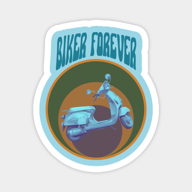 Biker forever Magnet by happygreen