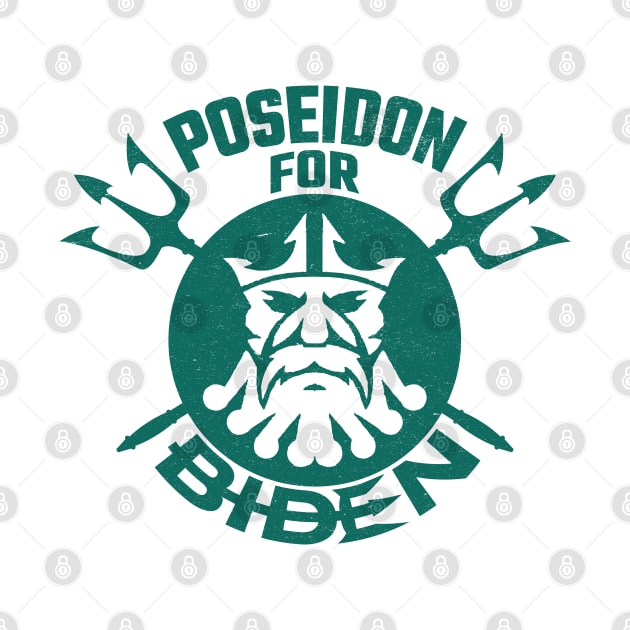 Poseidon For Biden by MZeeDesigns