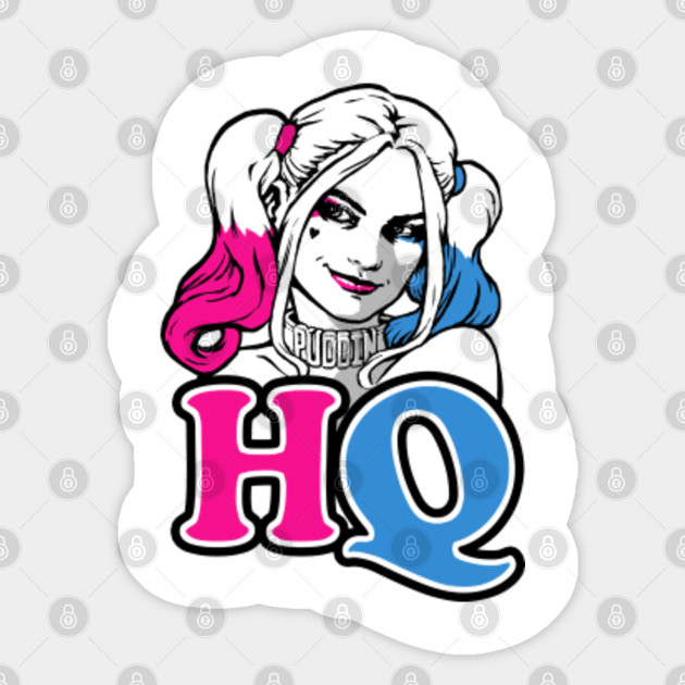 suicidesquadgirl white harley quinn sticker