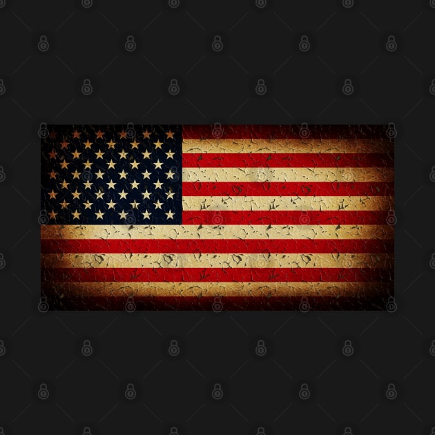 US Flag Grunge by Historia