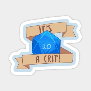 It's a Crit! Blue Magnet