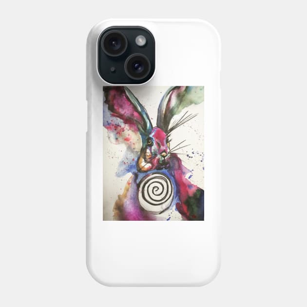 Crazy Rabbit Phone Case by Narcissist Artwork