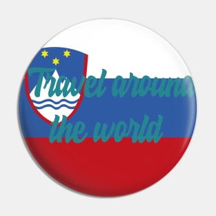 Travel Around the World - Slovenia Pin