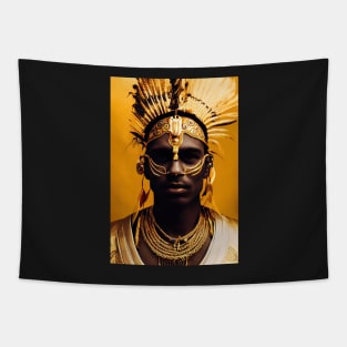 The golden cyborg 2 Tapestry