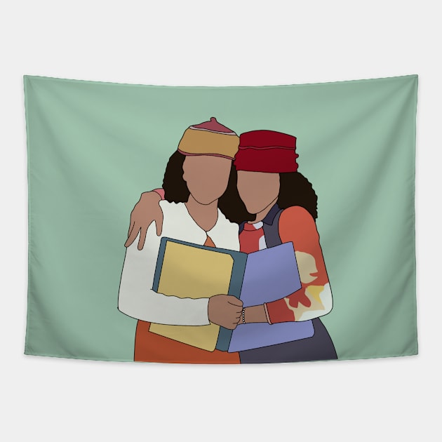 sister sister Tapestry by aluap1006