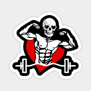 Gym Skeleton Magnet