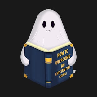 Existential Crisis Book Ghost T-Shirt