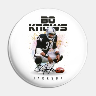 Bo Jackson Aesthetic Tribute 〶 Pin