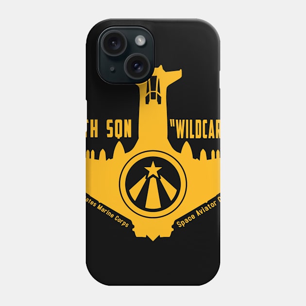 58th SQN - Hammerhead logo          GOLD Phone Case by Illustratorator