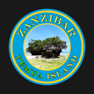 Zanzibar Pemba Island Beach Lover - Passport Stamps T-Shirt