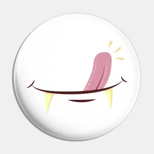 Funny Mouth Shape with Tongue Out Pin