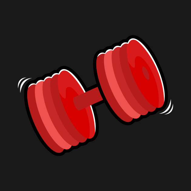 red barbell by dagimal