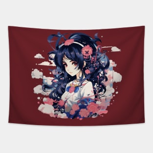 Anime Girl Tapestry