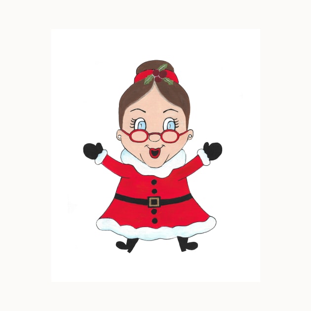 MRS Claus Funny Merry Christmas by SartorisArt1