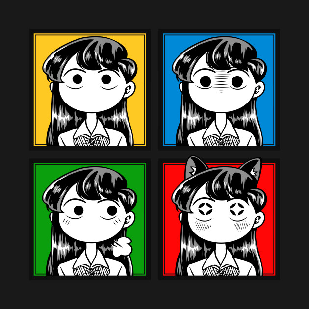 Komi-san Faces - Miss Komi - T-Shirt