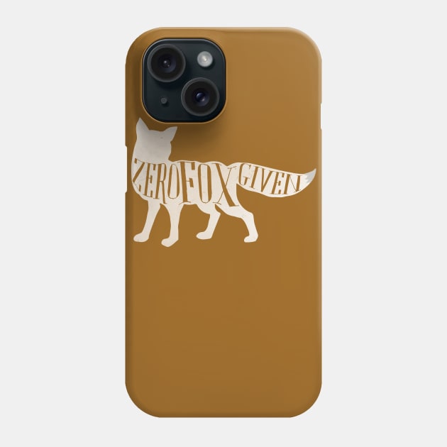 Zero Fox Given Phone Case by MyGirlZombie