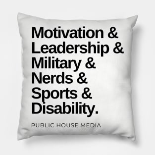 What is Public House Media? Pillow