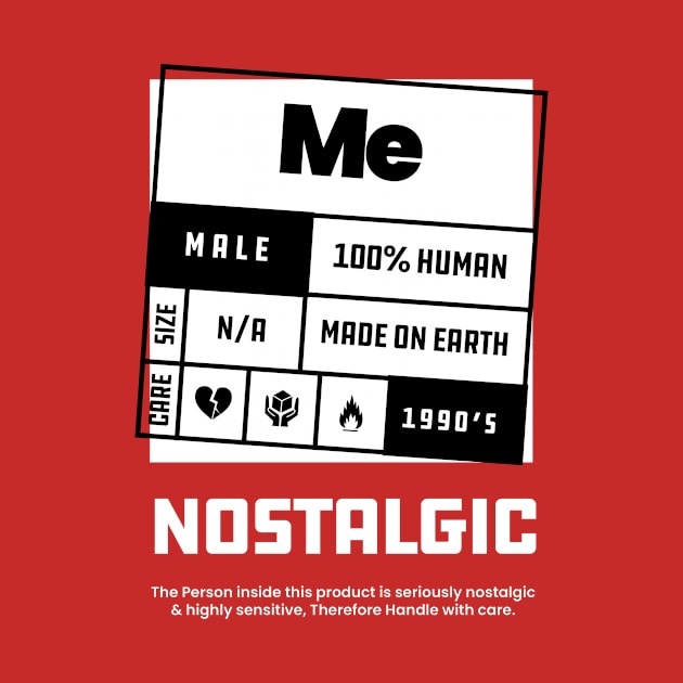 Nostalgic Graphic Male by MerchbySDC