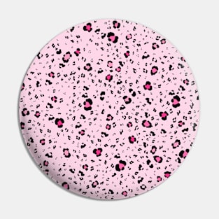 Pink Leopard Print Pin