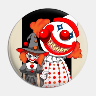 clown witch Pin