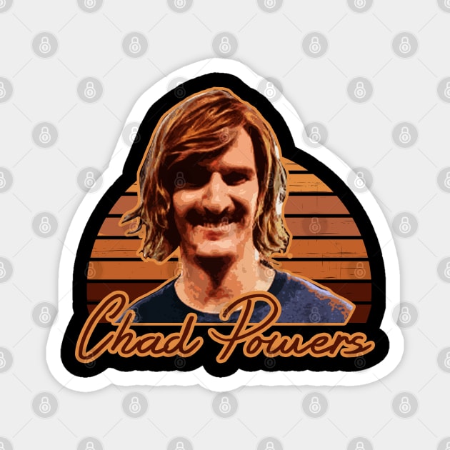 chad powers retro Magnet by xalauras studio