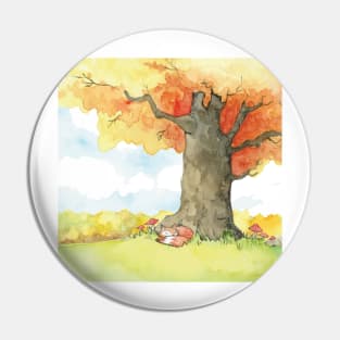 Autumn [fox] Pin