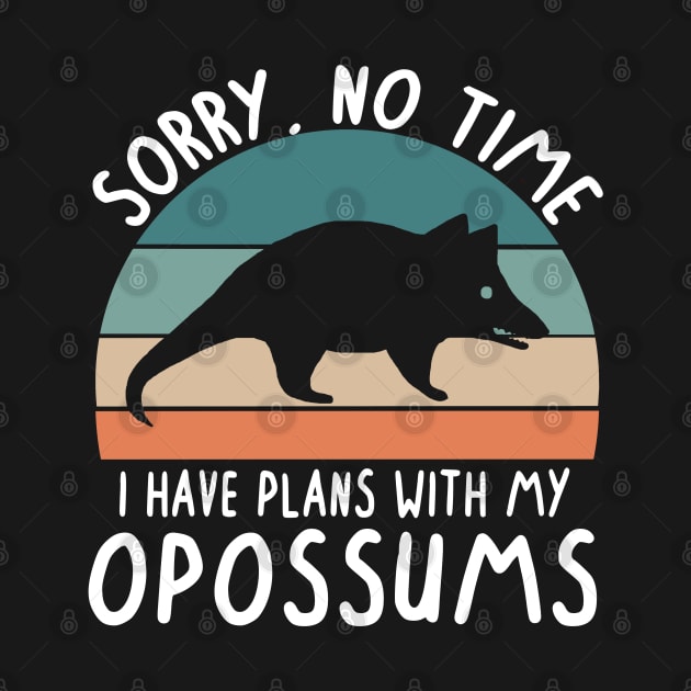 No time camping plans with possum lovers by FindYourFavouriteDesign