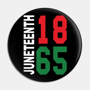 Juneteenth Black History Pride African American Freedom Pin