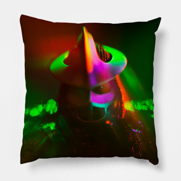 Green Ooze Glow Shredder Pillow by Mikes Monsters