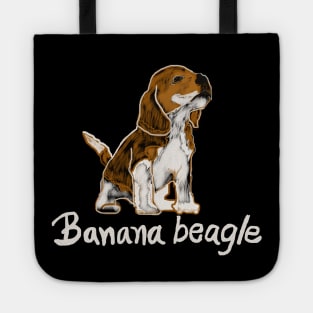 banana beagle Tote