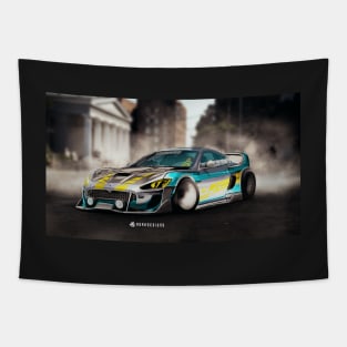 maserati granturismo Custom-- Digital concept design Art print by ASAKDESIGNS. Tapestry